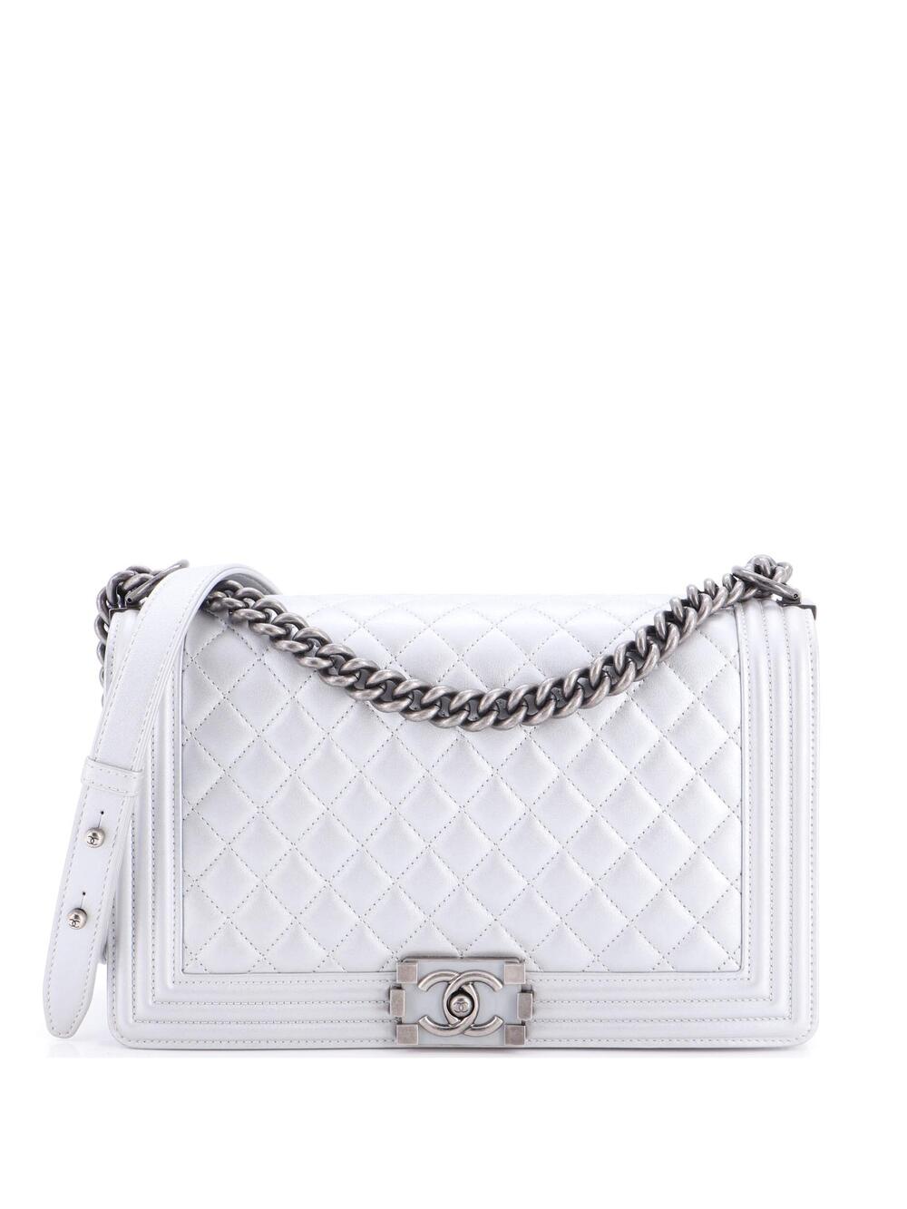 Chanel Boy Flap Bag Quilted Metallic #278960C44B